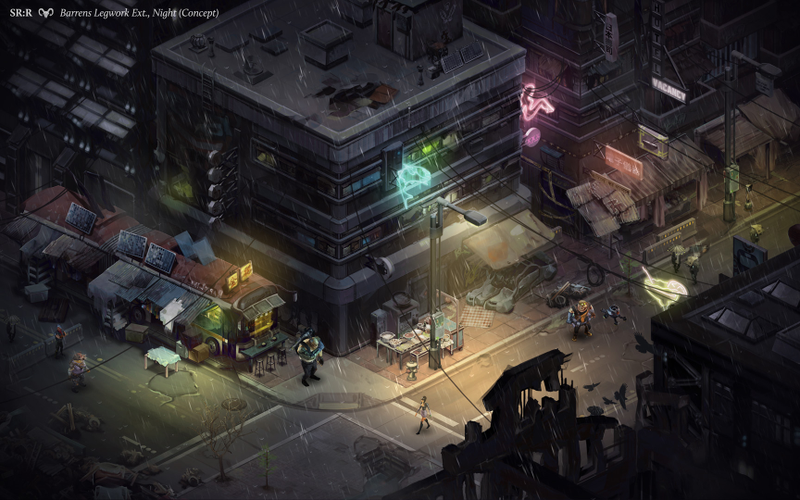 Illustration for article titled A First Look at the Characters and Cityscapes of Shadowrun Returns